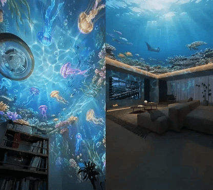 30% OFF 🎁🎁 PKNEW®  NEXT-GEN  SMART PROJECTION HD Smart Dynamic 5D Holographic Night Light Projector
