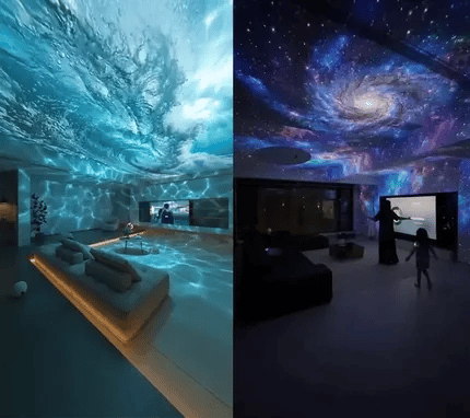 30% OFF 🎁🎁 PKNEW®  NEXT-GEN  SMART PROJECTION HD Smart Dynamic 5D Holographic Night Light Projector
